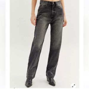 Urban outfitters BDG Cowboy Baggy Jeans Dark Blue Tie Dye 27 High Waist Cotton